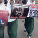 Pupils hold signs as members of Lagos-based civil-society groups hold rally calling for the release of missing Chibok schoolgirls at the state government house in Lagos, Nigeria, May 5, 2014.
PIUS UTOMI EKPEI/AFP/Getty Images